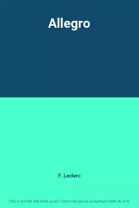 Couverture du produit · Allegro