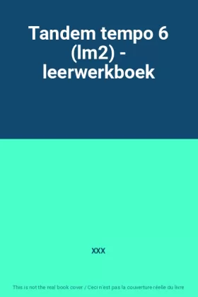 Couverture du produit · Tandem tempo 6 (lm2) - leerwerkboek