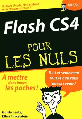 Couverture du produit · FLASH CS4 POCHE POUR LES NULS