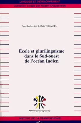 Couverture du produit · Ecole et plurilinguisme dans le Sud-ouest de l'Océan indien
