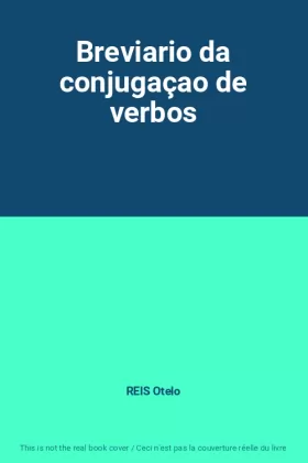 Couverture du produit · Breviario da conjugaçao de verbos