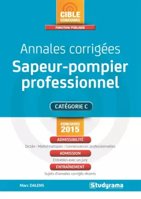 Couverture du produit · Annales corrigées sapeur-pompier professionnel