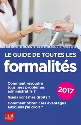 Couverture du produit · Le guide de toutes les formalités