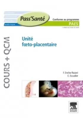 Couverture du produit · Unité foeto-placentaire (cours + QCM)