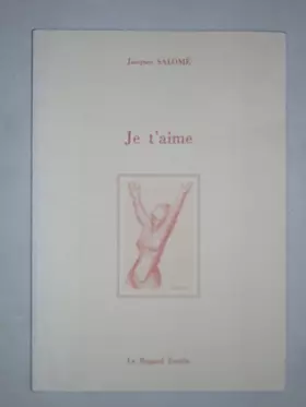 Couverture du produit · Je t'aime