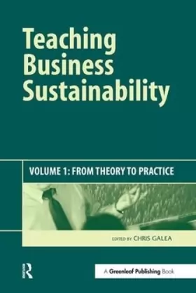 Couverture du produit · Teaching Business Sustainability: From Theory to Practice