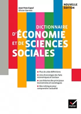 Couverture du produit · Dictionnaire d'économie et de sciences sociales
