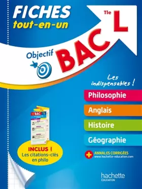 Couverture du produit · Objectif Bac Fiches Tout-en-un Term L