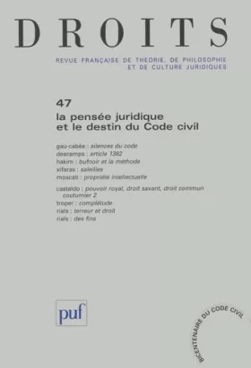 Couverture du produit · Droits 2008 - n° 47