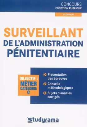 Couverture du produit · Surveillant de l'administration pénitentiaire