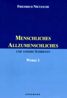 Couverture du produit · Menschliches, Allzumenschiliches