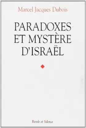 Couverture du produit · Paradoxes et mystere d Israël