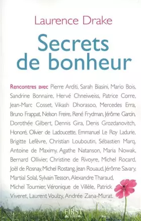 Couverture du produit · Secrets de bonheur