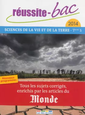 Couverture du produit · Réussite bac sciences de la vie et de la terre terminale S