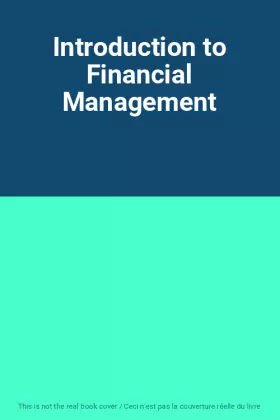 Couverture du produit · Introduction to Financial Management