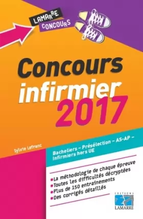 Couverture du produit · Concours infirmier 2017: Bacheliers - Présélection - AS-AP - Infirmiers hors UE.