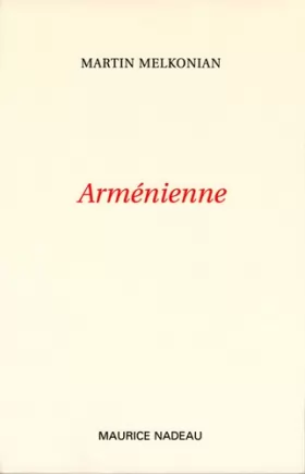 Couverture du produit · Armenienne