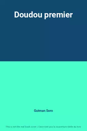Couverture du produit · Doudou premier