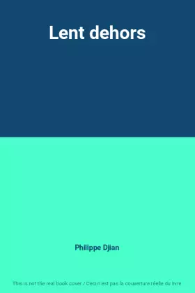 Couverture du produit · Lent dehors