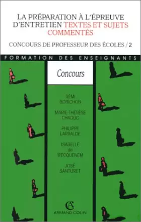 Couverture du produit · PREPARATION EPREUVE ENTRETIEN (Ancienne Edition)