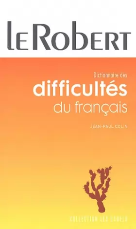 Couverture du produit · Dictionnaire des difficultés du français