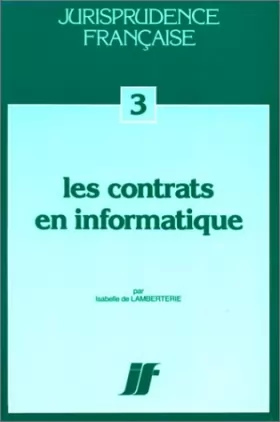 Couverture du produit · Les contrats en informatique (ancienne édition)