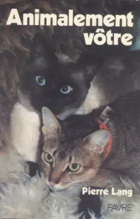 Couverture du produit · Animalement vôtre