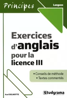 Couverture du produit · Exercices d'Anglais pour la Licence III