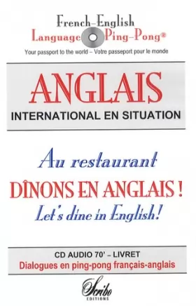 Couverture du produit · CD audio anglais au restaurant french-english