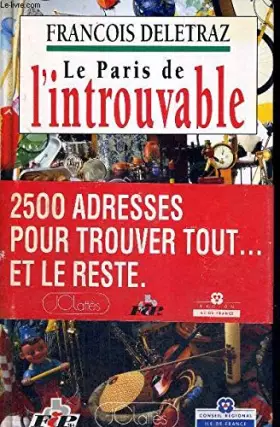 Couverture du produit · LE PARIS DE L'INTROUVABLE.