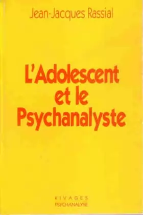 Couverture du produit · L'Adolescent et le psychanalyste