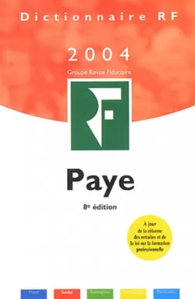 Couverture du produit · Paye 2004