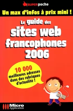 Couverture du produit · Le guide des sites web francophones
