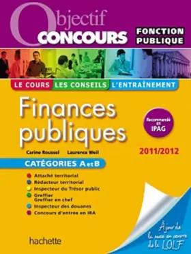 Couverture du produit · Finances publiques, Catégories A et B - Ed.2011