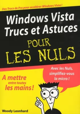 Couverture du produit · Windows Vista Trucs et Astuces pour les Nuls