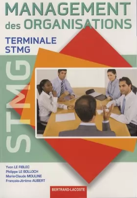 Couverture du produit · Management des organisations Tle STMG