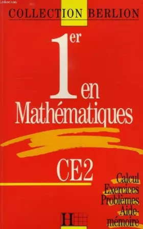 Couverture du produit · 1er en mathématiques, CE2