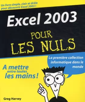 Couverture du produit · Excel 2003 pour les nuls