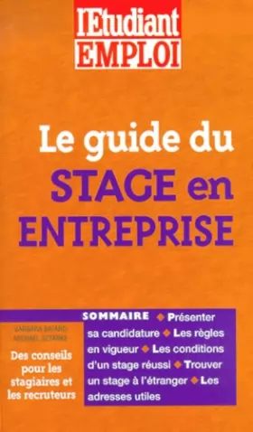 Couverture du produit · Le Guide du stage en entreprise, édition 2001