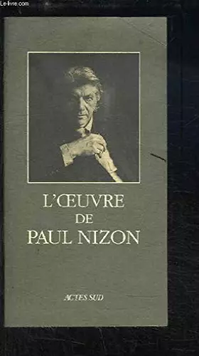 Couverture du produit · L'Oeuvre de Paul Nizon.