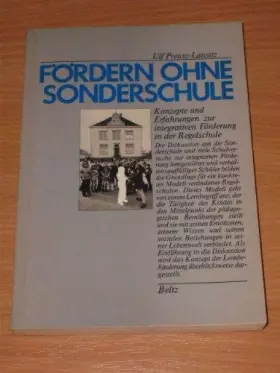 Couverture du produit · Fördern ohne Sonderschule.