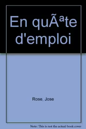 Couverture du produit · En quête d'emploi