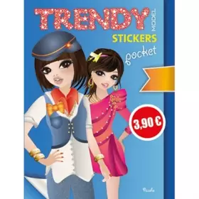 Couverture du produit · Trendy model stickers pocket: Bleu