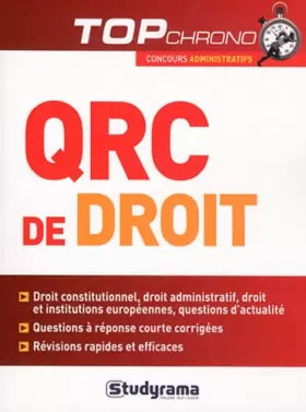Couverture du produit · QRC de droit