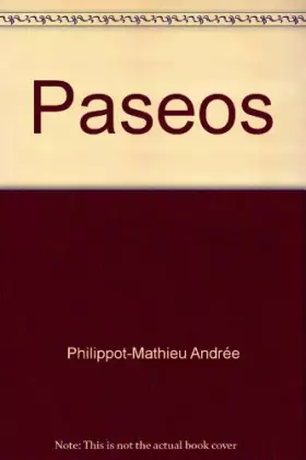 Couverture du produit · Paseos