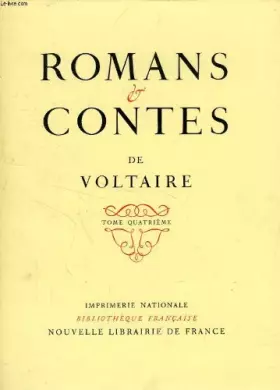 Couverture du produit · ROMANS & CONTES DE VOLTAIRE, TOME IV
