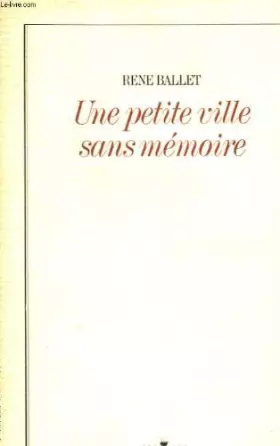 Couverture du produit · Une petite ville sans mémoire