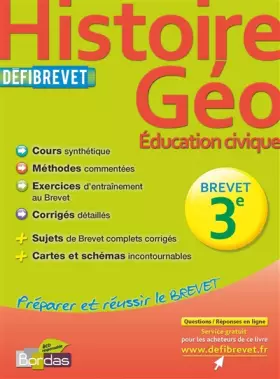 Couverture du produit · DEFIBREVET HISTOIRE-GEO 3E