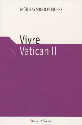 Couverture du produit · vivre vatican ii