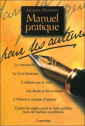 Couverture du produit · Manuel pratique pour les auteurs